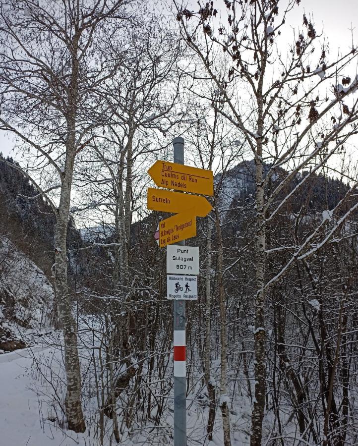 Casa Steilalva - Grosszuegiges Chalet Fuer Erholsamen Familienurlaub Surrein ภายนอก รูปภาพ